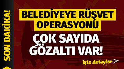 Antalya Cumhuriyet Başsavcılığı tarafından yürütülen Antalya Büyükşehir Belediyesi'ne yönelik 'rüşvet'
