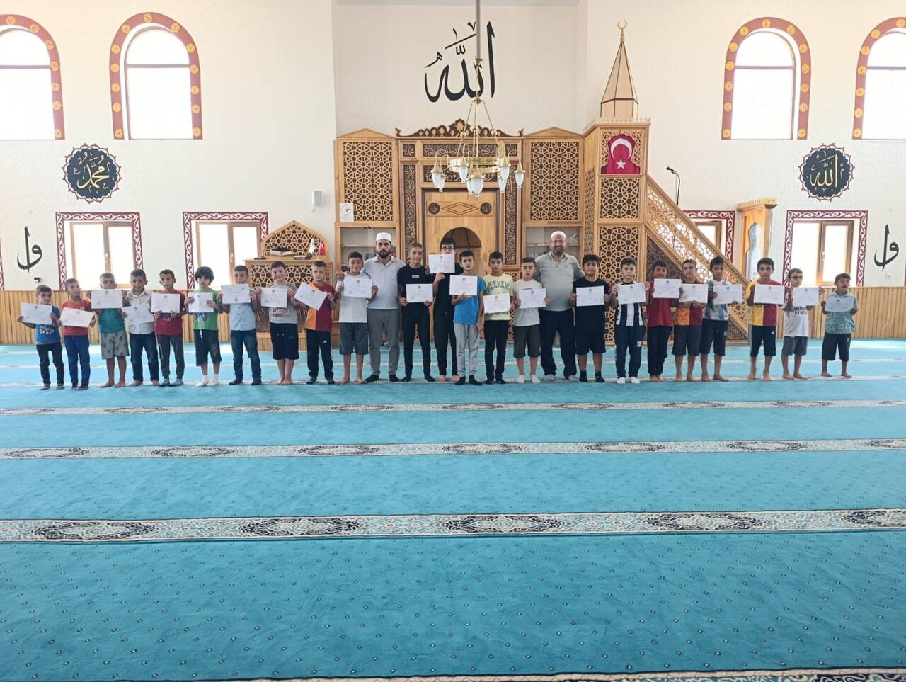 Sultanhanı İlçe Müftülüğü tarafından düzenlenen Yaz Kur’an Kursları, düzenlenen kapanış