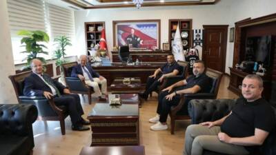 SÜTAŞ Yönetim Kurulu Başkanı Muharrem Yılmaz ile Yönetim Kurulu