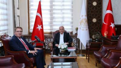Aksaray Valisi Mehmet Ali Kumbuzoğlu, MTA Konya Bölge Müdürü Muharrem