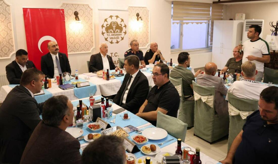 Aksaray Valisi Mehmet Ali Kumbuzoğlu, Organize Sanayi Bölgesi (OSB) Müdürlüğü’nün