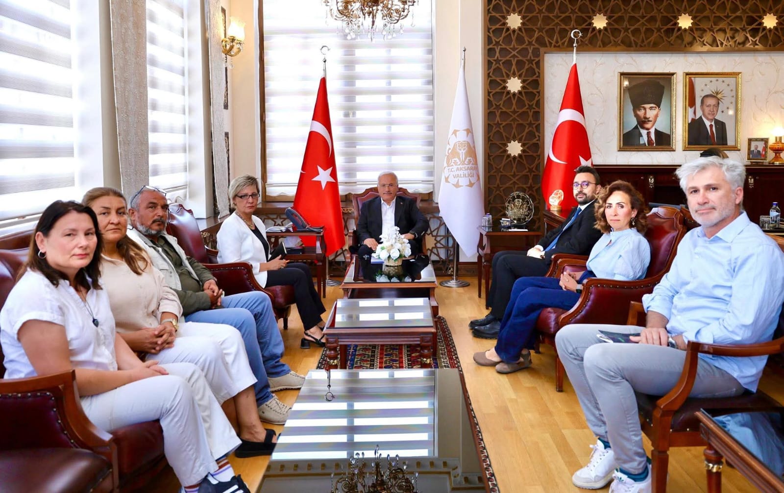 Aksaray Valisi Kumbuzoğlu, Aşıklıhöyük, Nora Antik Kenti, Acemhöyük, Büyükdeller ve