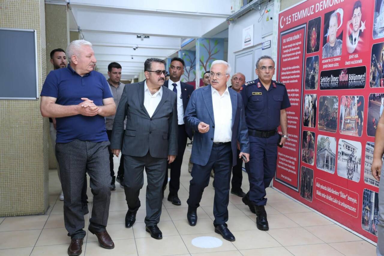 Aksaray Valisi Mehmet Ali Kumbuzoğlu, yeni eğitim-öğretim dönemine sayılı günler