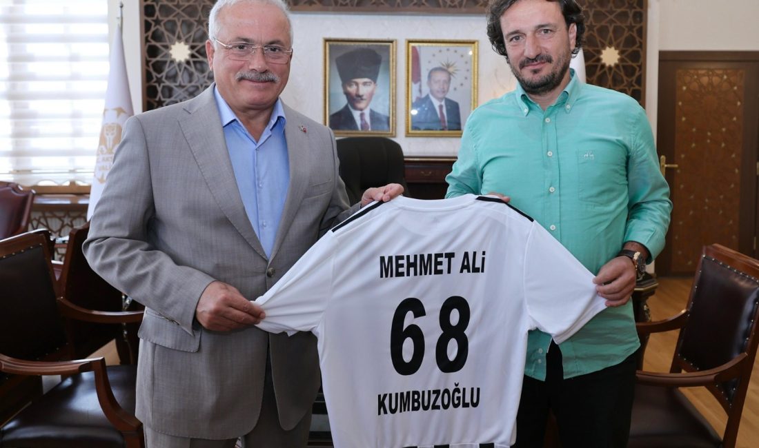 Yeni yönetim ilk ziyaretini Aksaray Valisi Mehmet Ali Kumbuzoğlu’na yaptı.
