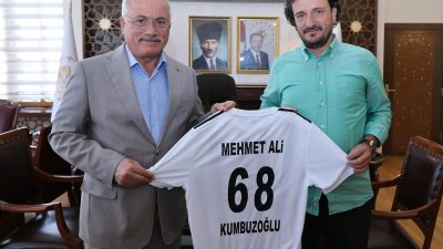 Yeni yönetim ilk ziyaretini Aksaray Valisi Mehmet Ali Kumbuzoğlu’na yaptı.