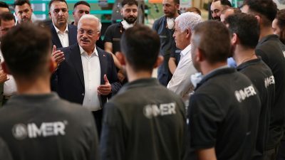 Aksaray Valisi Mehmet Ali Kumbuzoğlu, Aksaray Organize Sanayi Bölgesi’nde faaliyet