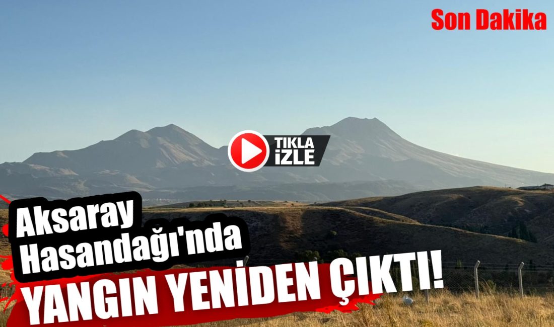 Aksaray’ın Hasandağı Gözlükuyu bölgesinde, kimliği belirsiz kişi veya kişilerce yakıldığı