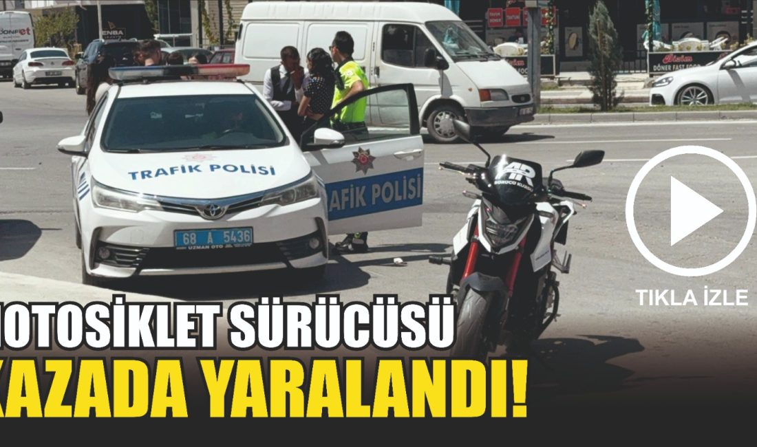 Mehmet Akif Ersoy Mahallesi’nde otomobil ve sürücü kursuna ait motosiklet