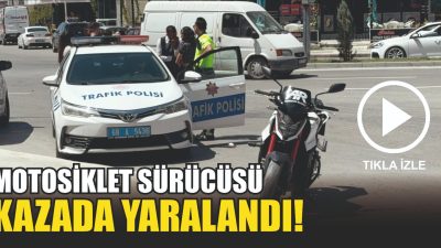 Mehmet Akif Ersoy Mahallesi’nde otomobil ve sürücü kursuna ait motosiklet