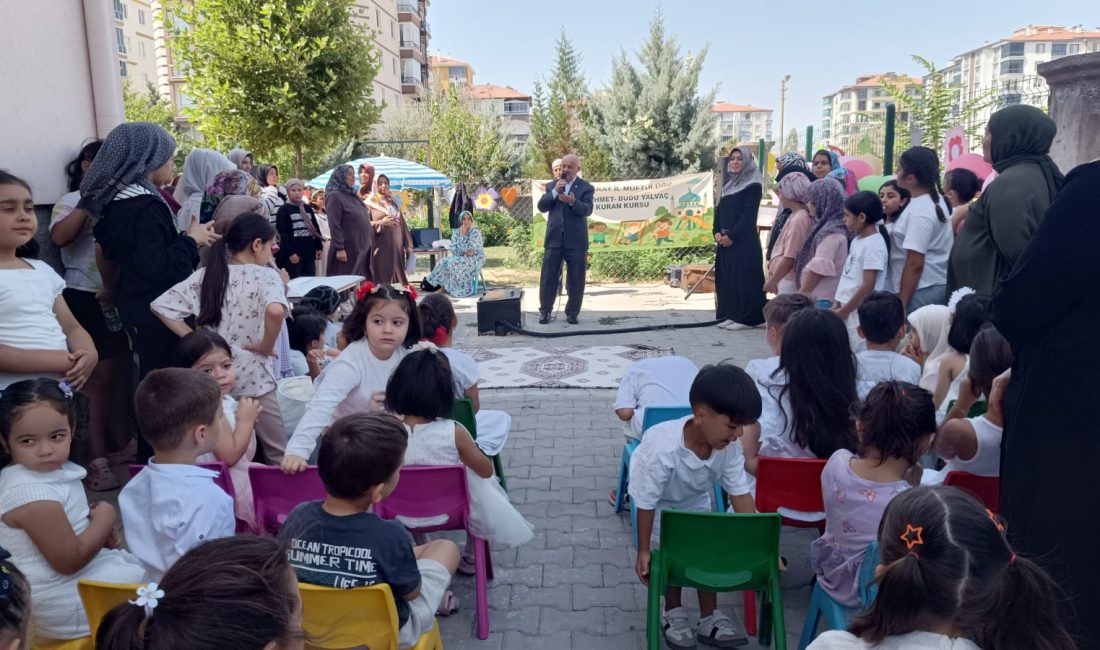 Aksaray İl Müftüsü Veysel Işıldar, H. Mehmet-Dudu Yalvaç Kur’an Kursu’nda