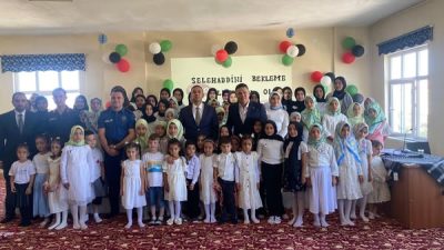 Sultanhanı ilçesinde bu yıl düzenlenen Yaz Kur’an Kursları, düzenlenen kapanış