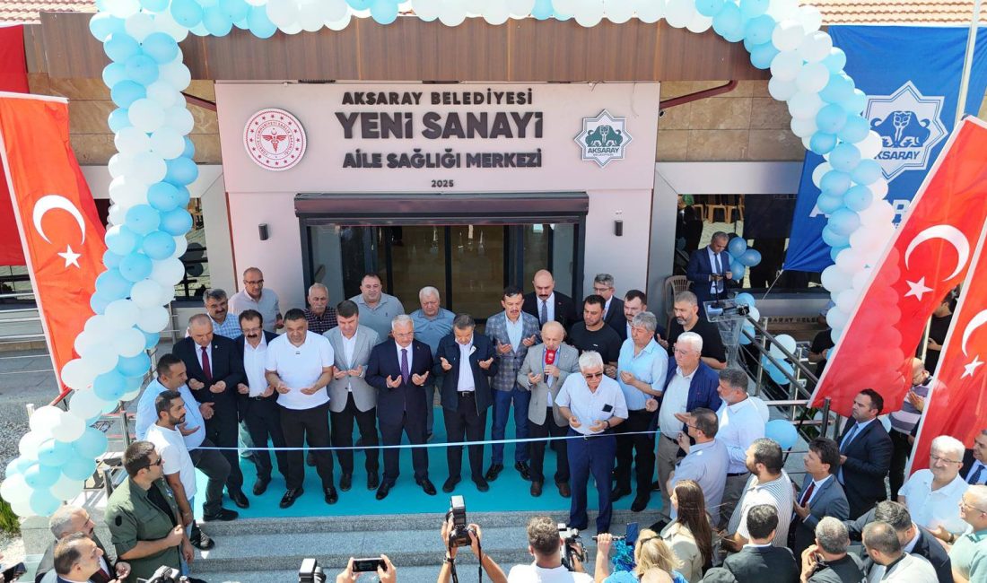 Aksaray’da sağlık altyapısına bir yenisi daha eklendi. Aksaray Sanayi esnafının