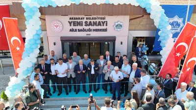 Aksaray’da sağlık altyapısına bir yenisi daha eklendi. Aksaray Sanayi esnafının