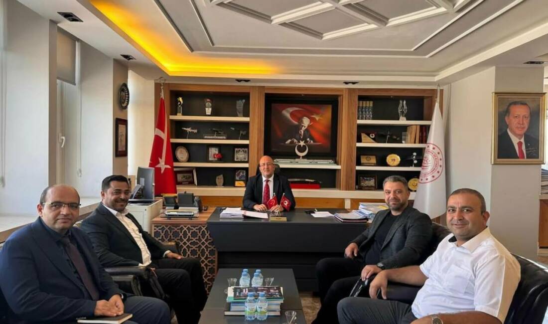 Ağaçören Belediye Başkanı Kemal Salman, Ulaştırma ve Altyapı Bakanlığı’na ziyarette