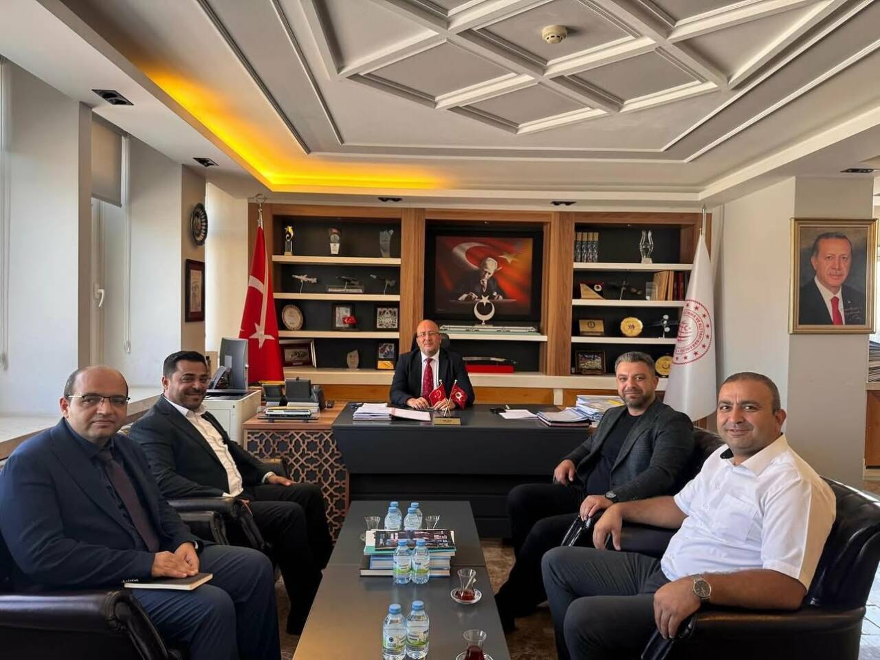 Ağaçören Belediye Başkanı Kemal Salman, Ulaştırma ve Altyapı Bakanlığı’na ziyarette
