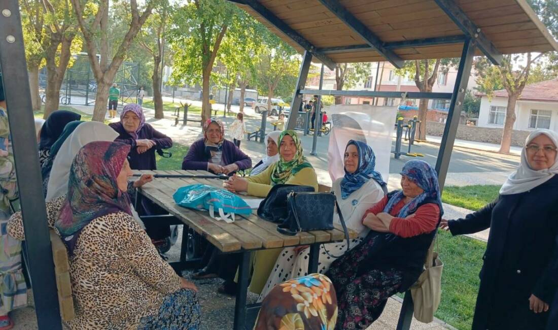 AK Parti Aksaray İl Kadın Kolları, saha çalışmaları kapsamında Kılıçaslan