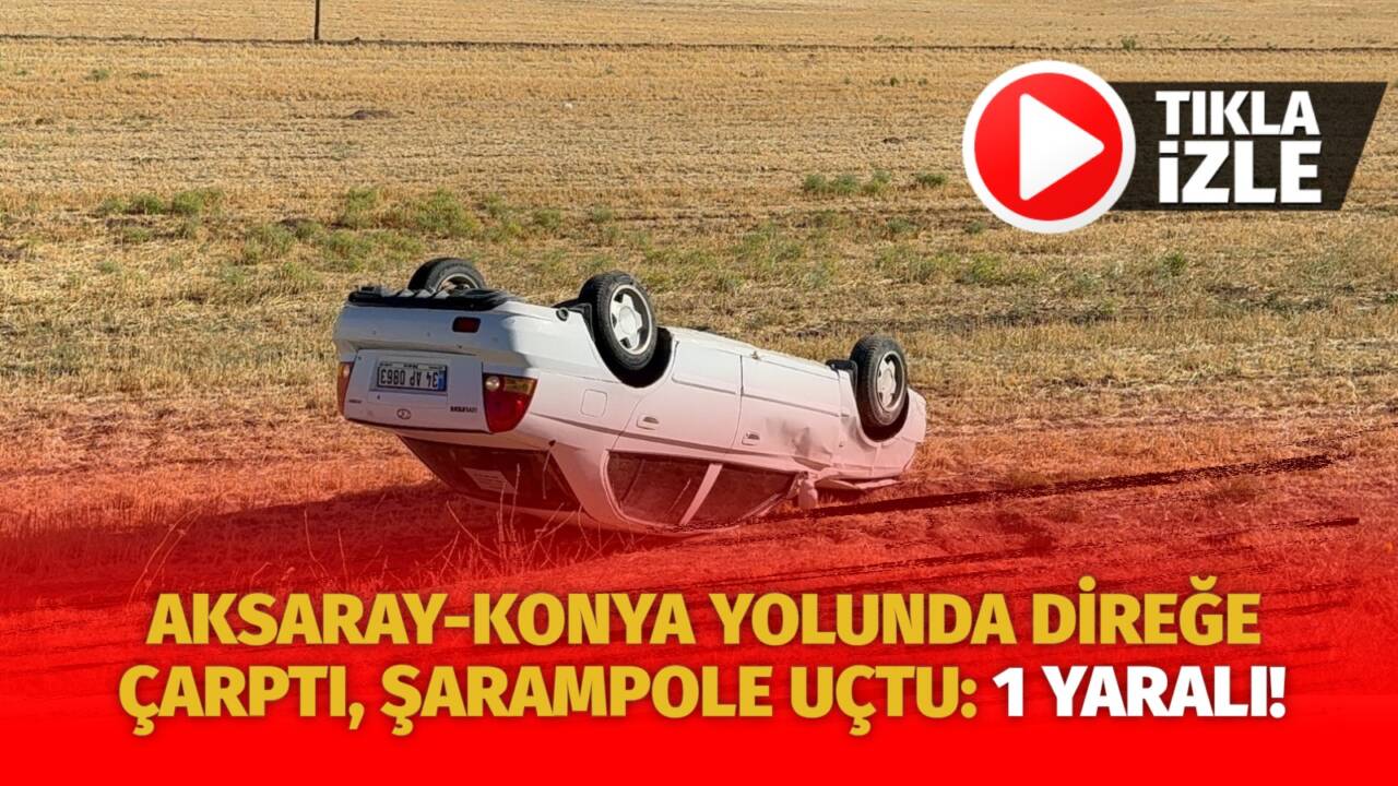 Gençosman köyü yakınlarında kontrolden çıkan araç takla attı. Sürücü Selcan