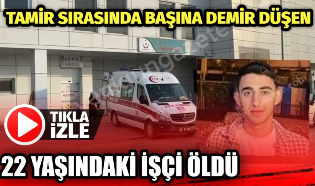Aksaray’ın Ortaköy ilçesinde genç bir işçi, işe başladıktan sadece üç