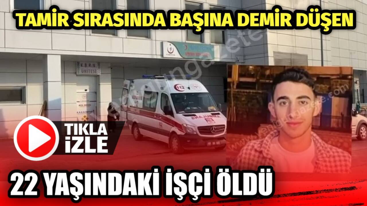 Aksaray’ın Ortaköy ilçesinde genç bir işçi, işe başladıktan sadece üç