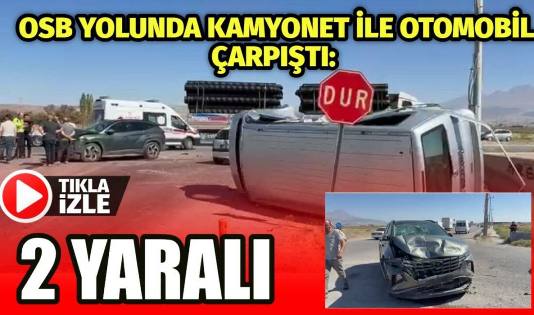 Aksaray’da organize yolunda meydana gelen trafik kazasında iki sürücü yaralandı.