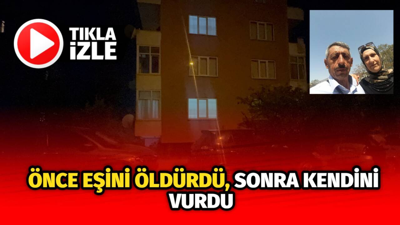Kocaeli'nin Gebze ilçesinde yaşanan olayda karısını tabancayla öldüren şahıs aynı