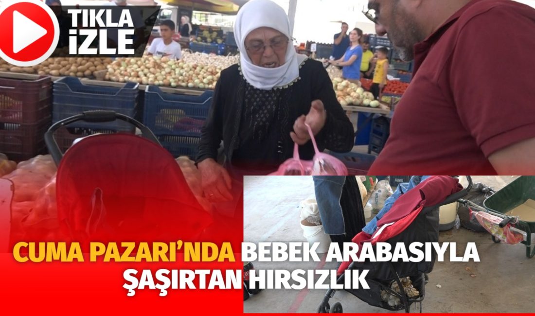 Aksaray’da 75 yaşındaki pazarcı kadının tezgahındaki ürünler bebek arabasına yüklenerek