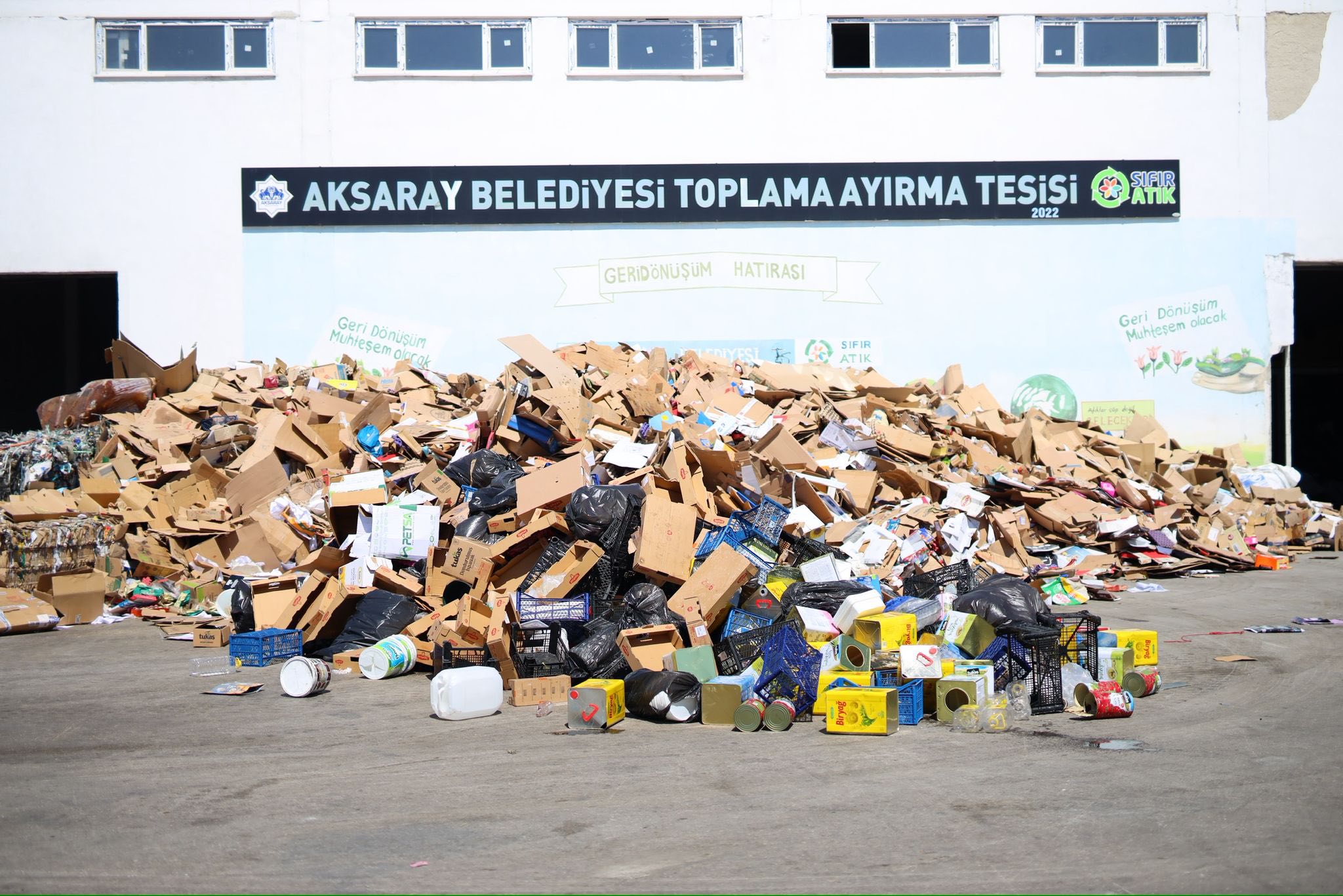 Aksaray Belediyesi, Toplama ve Ayırma Tesisi ile her gün binlerce