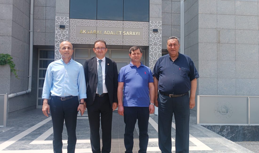 Cumhuriyet Halk Partisi milletvekilleri ve parti yöneticilerinden oluşan heyet, Aksaray