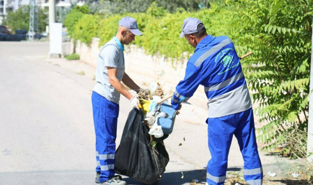 Aksaray Belediyesi, mahallelerin ortak yaşam alanı bilinciyle daha temiz ve