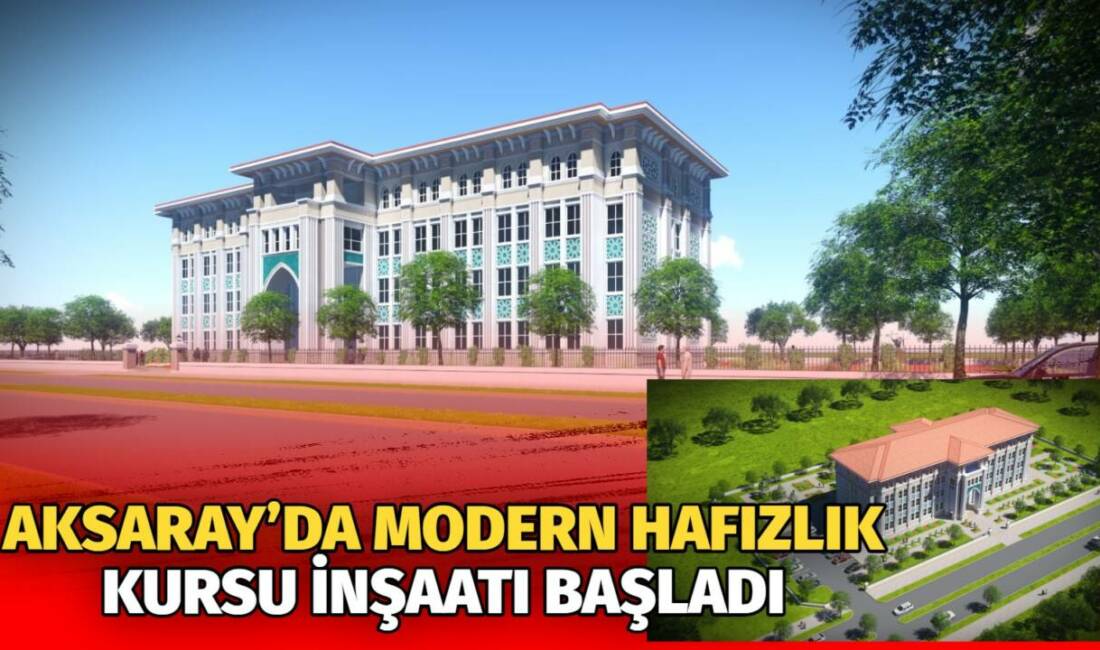 6 dönümlük alanda 160 öğrenci kapasiteli modern yatılı hafızlık kursu