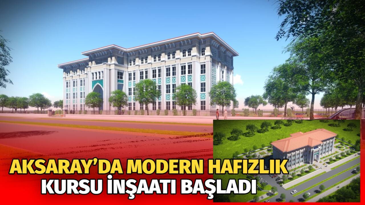 6 dönümlük alanda 160 öğrenci kapasiteli modern yatılı hafızlık kursu