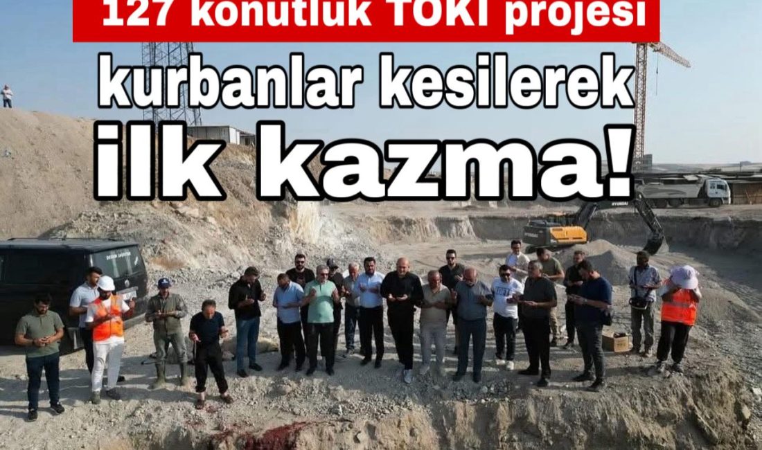 Ağaçören’de TOKİ’nin 2. Etap konutları dualarla temellendi. Belediye Başkanı Salman