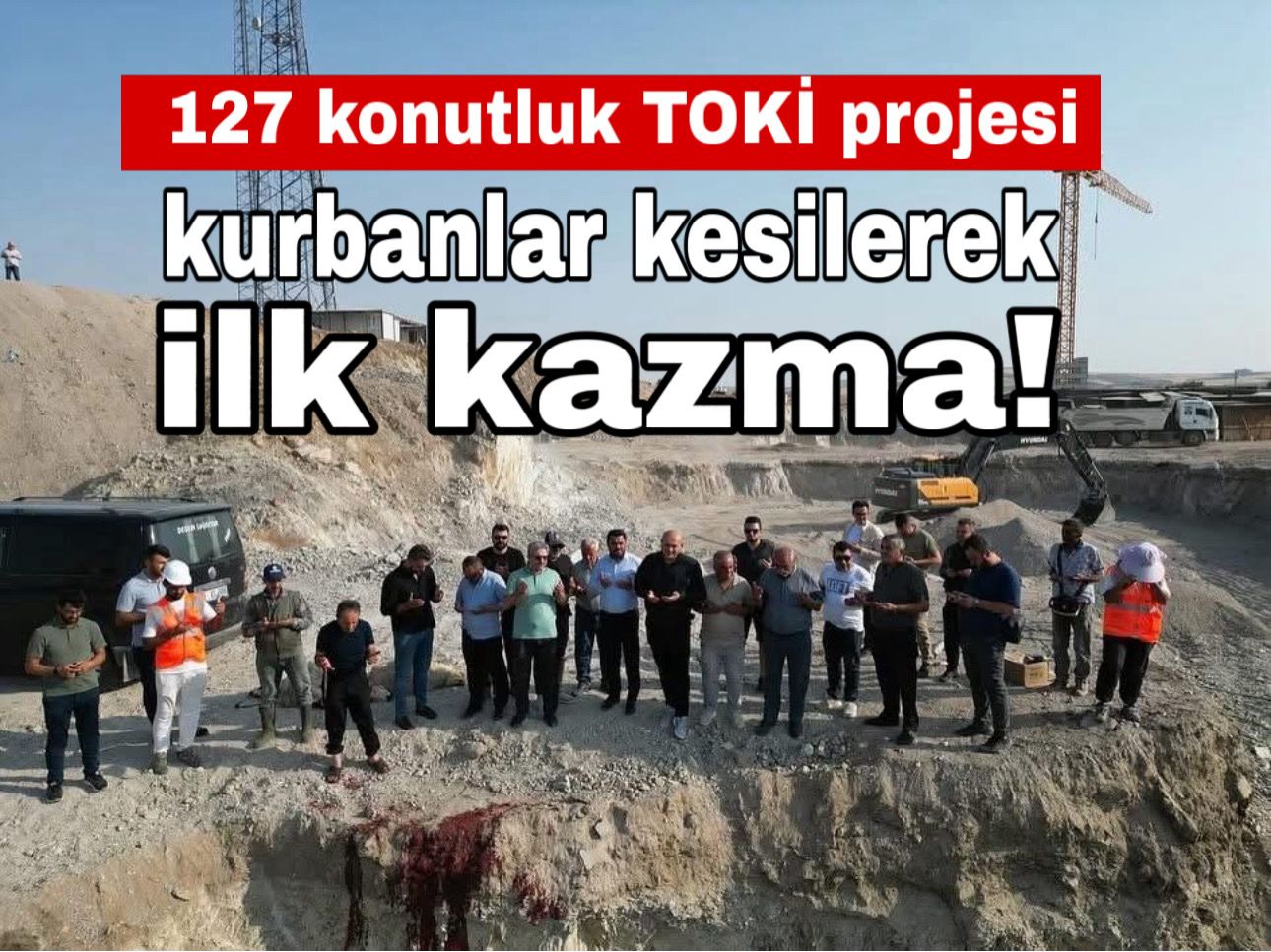 Ağaçören’de TOKİ’nin 2. Etap konutları dualarla temellendi. Belediye Başkanı Salman