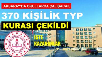 Okullarda 6 ay çalışacak 370 kişi noter huzurunda yapılan kura