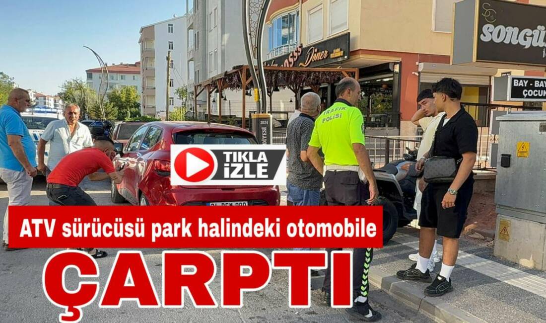 Aksaray Paşacık Mahallesi’nde ATV sürücüsü M.K., virajı hızlı alıp kontrolü