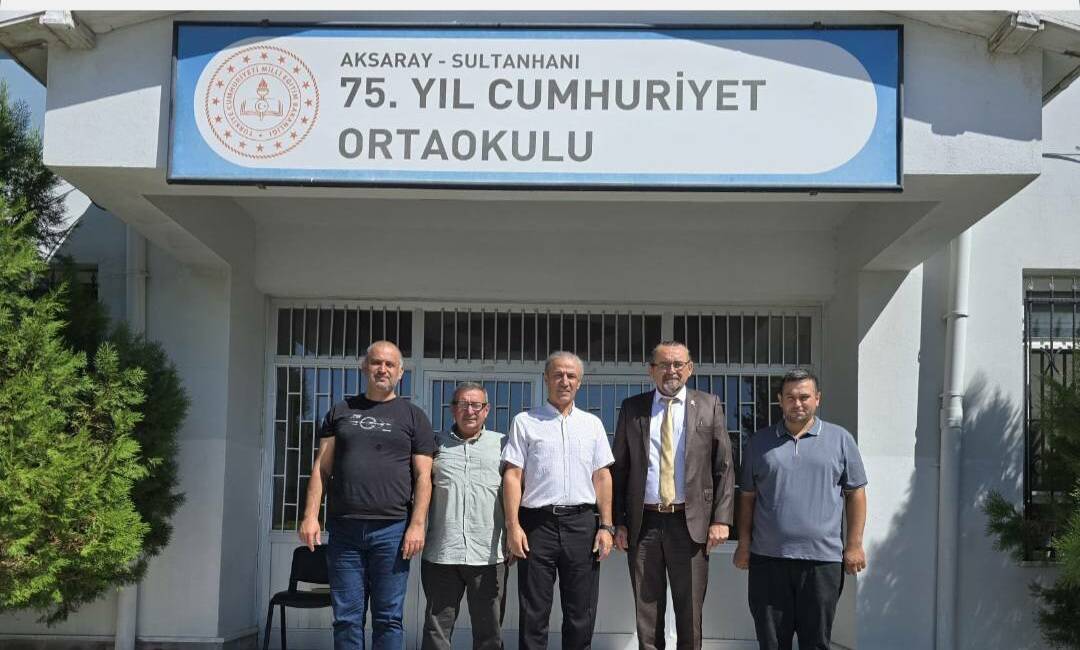 Eğitim-Bir-Sen Aksaray Şube Başkanı Murat Görmez ve beraberindeki heyet, 2025