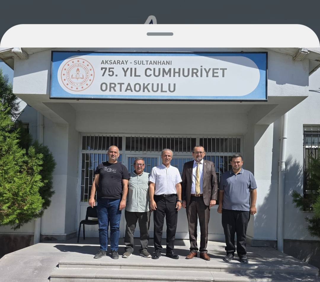 Eğitim-Bir-Sen Aksaray Şube Başkanı Murat Görmez ve beraberindeki heyet, 2025