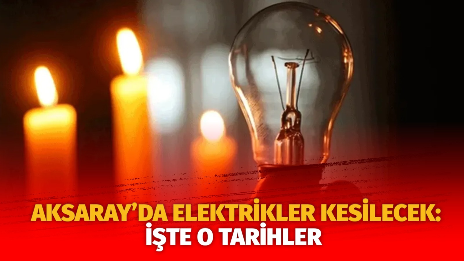 MERAM Elektrik Dağıtım Şirketi tarafından yapılan açıklama kapsamında Aksaray’ın bazı