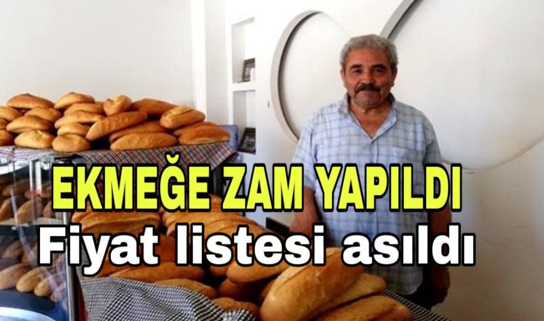 Aksaray’da 200 gramlık ekmeğe yapılan zamla fiyat 12 TL oldu.