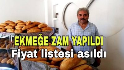 Aksaray’da 200 gramlık ekmeğe yapılan zamla fiyat 12 TL oldu.