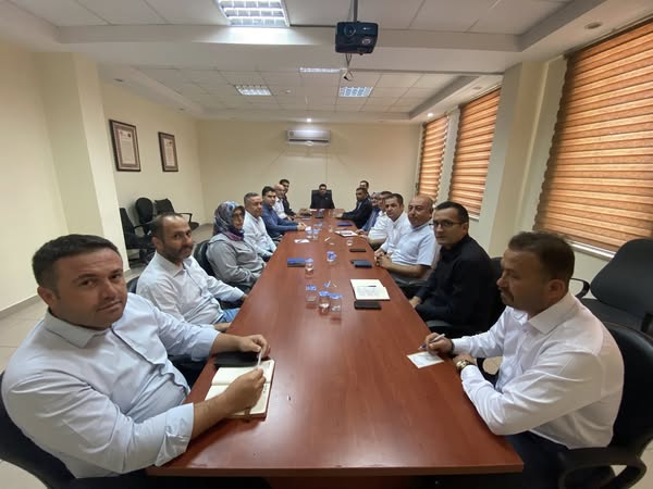 Eskil Kaymakamı Harun Uzar, kurum amirleri ile haftalık düzenlenen koordinasyon