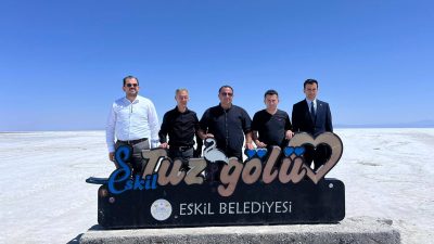 Eskil Belediye Başkanı Mustafa Zavlak, Vali Yardımcıları Turan Soğukoluk ve