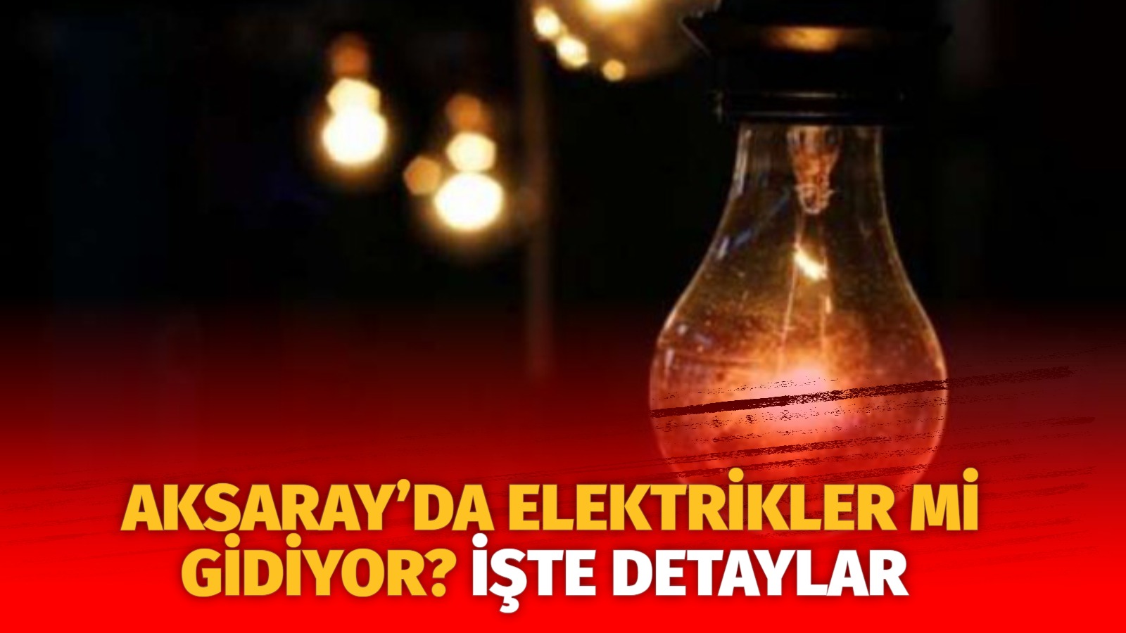 MERAM Elektrik Dağıtım Şirketi tarafından yapılan açıklama kapsamında Aksaray’ın bazı