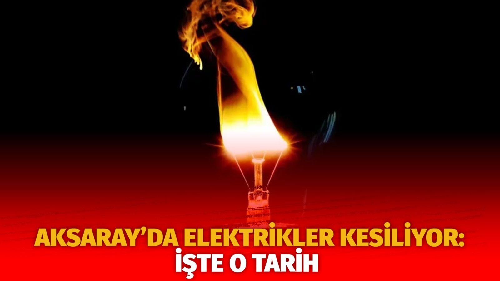MERAM Elektrik Dağıtım Şirketi tarafından yapılan açıklama kapsamında Aksaray’ın bazı