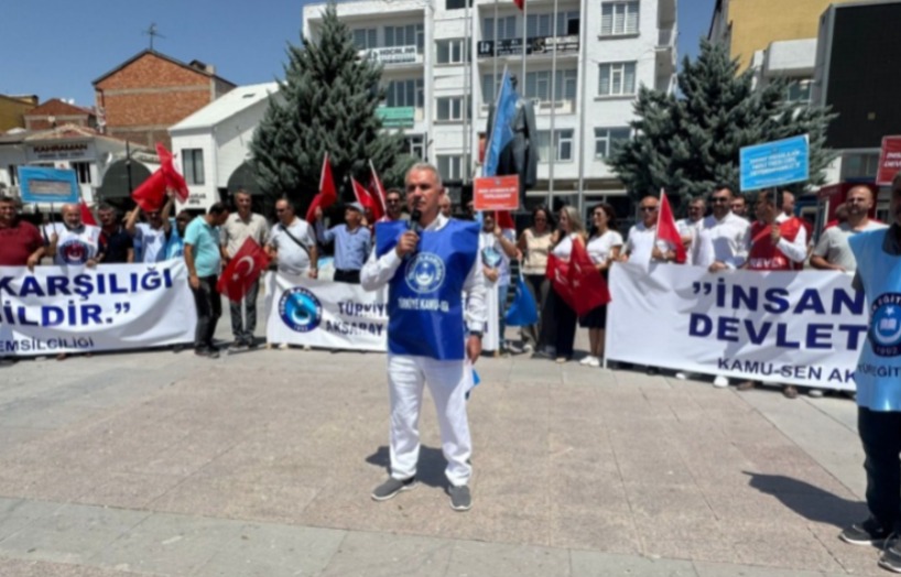 Aksaray Kamu-Sen, 18 Ağustos’ta yapılacak iş bırakma eylemine tüm üyelerini