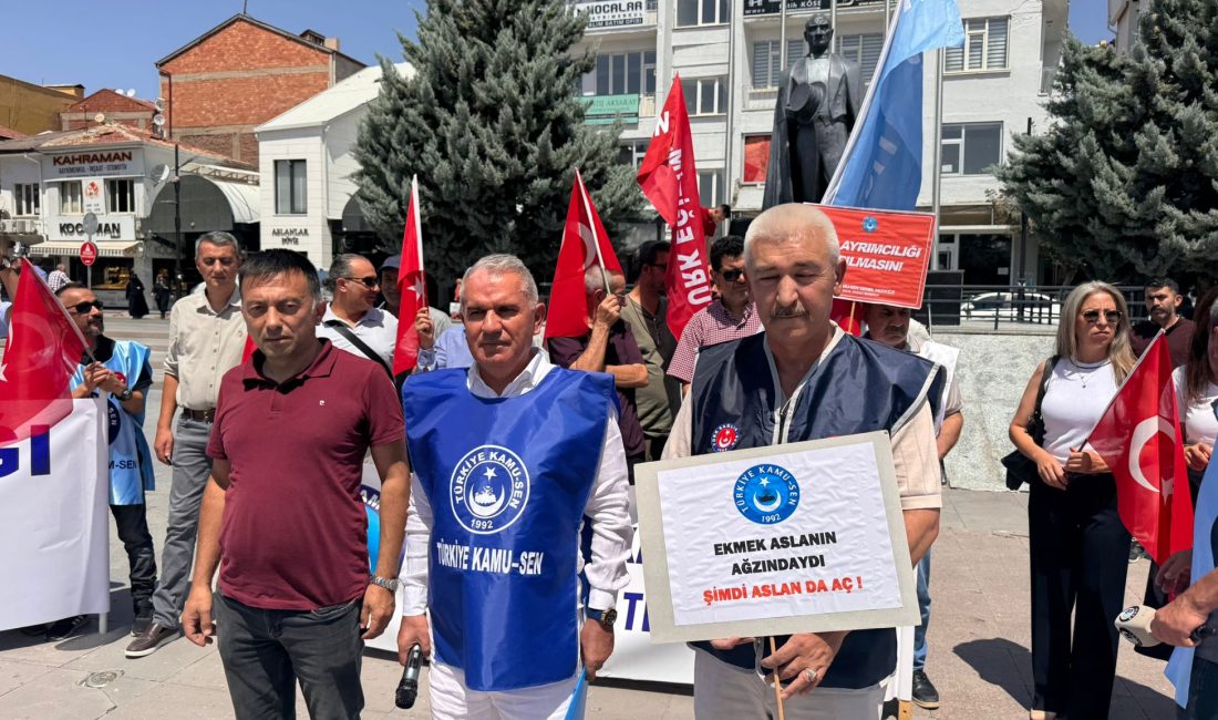Türkiye Kamu-Sen Aksaray İl Temsilciliği, toplu sözleşme teklifini reddederek 18