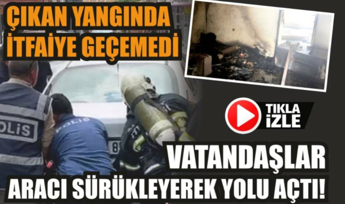 Aksaray’da kent merkezindeki yıkım halinde olan İşhanı’nda çıkan yangın korku