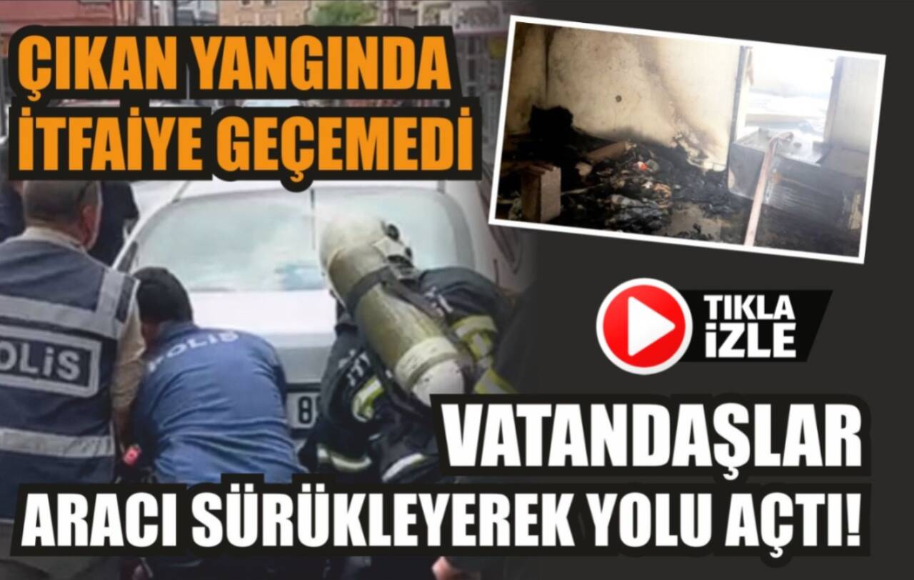 Aksaray’da kent merkezindeki yıkım halinde olan İşhanı’nda çıkan yangın korku