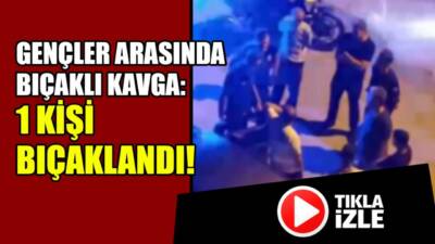 Tacin Mahallesinde iki grup arasında çıkan tartışma kavgaya dönüştü. Yumrukların