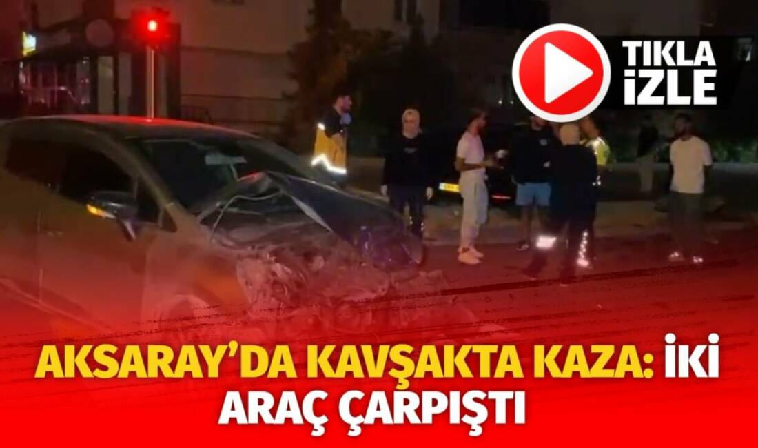 Aksaray’da Büyük Bölcek Caddesi Cumartesi Pazarı kavşağında meydana gelen trafik